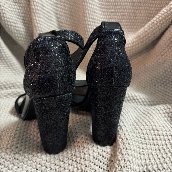 Torrid Glitter Ankle Strap Heel Sandal (WW), Size 7 W - Picture 2 of 4